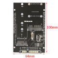M.2 NGFF MSATA SSD to SATA 3.0 Adapter 2 in 1 Converter Card for PC Laptop. 