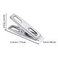 (12 or 24 Pcs ) Stainless Steel Pegs for Drying Clothes - Clothing Wire Rust-Proof Peg - Clothes Pegs. 