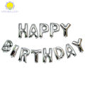 Decent Decoration Theme(Blue Black Silver)-Including Silver happy birthday 13 foil balloons, 45 latex balloons, 4 Foil stars balloons, 2 heart shape foil balloons. 