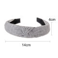 Hair Band Lightweight Women Girl Solid Color Knotted Headband. 