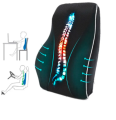 Lumbar Support Pillow for Office Chair Back Support Pillow for Car, Computer, Gaming Chair, Recliner Memory Foam Back Cushion for Pain Relief Improve Posture, Mesh Cover. 
