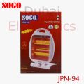 800W Space Heater Small Electric  Ceramic Heater 2 Power Level Knob Switch For Dormitory. 