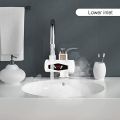 instant electric water heater tap for kitchen and bathroom with digital temperature display, tank less hot water faucet, 220v 3000 watts, nstant Hot Water Tap Electric Geyser for Bathroom or Kitchen Basin. 