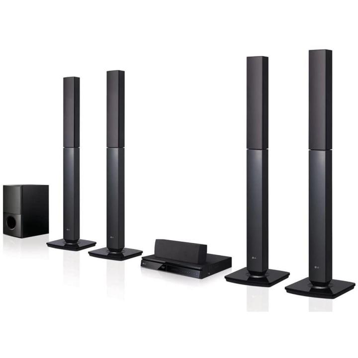 LG Powerful Sound Home Theater System 1,000W, 5.1CH Surround System FM ...