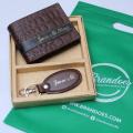 Customized Carocodil Wallet Keychain+Chatahii with Anda keychain Best quality. 