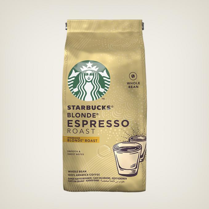 STARBUCKS Blonde Espresso Roast Whole Beans Coffee 200gm