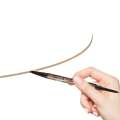 Musicwer's new four way liquid slim eyebrow pencil 2 in 1 holds makeup without smudging. 