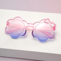 Stylish Cartoon Eyeglasses Cute Kids Eyewear Uv Protection Flexible Girls Sunglasses For Beach Girls Toddlers. 