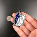 Animation Attack On Titan Necklace Pendants Freedom Wings Of Liberty Metal Unisex Chain Pendant Cosplay Corps Erwin Eren. 