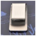 2X Men's Stainless Steel Pocket Clamp Clip Credit Card Wallet Holder Silver. 