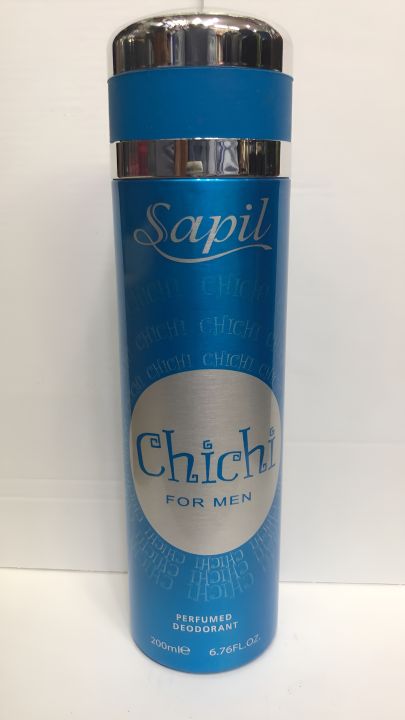 Sapil Chichi Blue Perfumed Deodorant For Men 200ml (Pack of 1) Perfume Body Spray - For Men