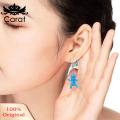Carat Ear Clips All-match Cute Baby Doll Dangle Drop Earrings Ear Clips. 