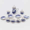 Miniature Items Cha Game Dollhouse Tea Set Toys for Girls Te Game for Girls Jugs and Cups Te Game Set Dining Ware Toys. 