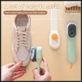 REFLECTIONZ TRADERS- Long-Handled Cleaning Brush with Soap Dispenser and Soft Bristles for Shoes, Clothes, and Household Laundry - Ideal Cleaning Tool. 