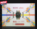 M200 Ultra 2 - 7 IN 1 SmartWatch with charging cable and straps 49 mm display - 2.1 Inch Full HD Screen Series 8 - Wireless Charging - 7 Straps - Waterproof - Smart Watch. 
