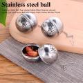 [High Quality] Spice, Herb,Tea and Seasoning Filter Ball with Hanging Hook - Stainless Steel Ball Tea Infuser Mesh Filter Strainer w/hook Loose Tea Leaf Spice Ball with Rope chain Home Kitchen Tools , tea ball strainer , tea ball infuser , tea ball. 