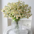 Chamomile Artificial flowers Little Small Silk flowers Colorful Daisy bouquet for Home garden DIY party Wedding Photo props Flower arrangement. 