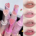 CAPPUVINI 6 Colors Jelly Lipstick Pen Love Mirror Watergloss Lip Gloss Moisturizing Lip Plumper Long-lasting Waterproof Cosmetics. 