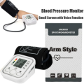 Digital Blood Pressure Monitor | Upper Arm Automatic BP Machine with Large LCD Display, Memory Storage & Voice Function. 
