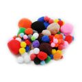 Pompoms Craft Assorted Colors Art and Craft Multicolor - 1 Pack. 