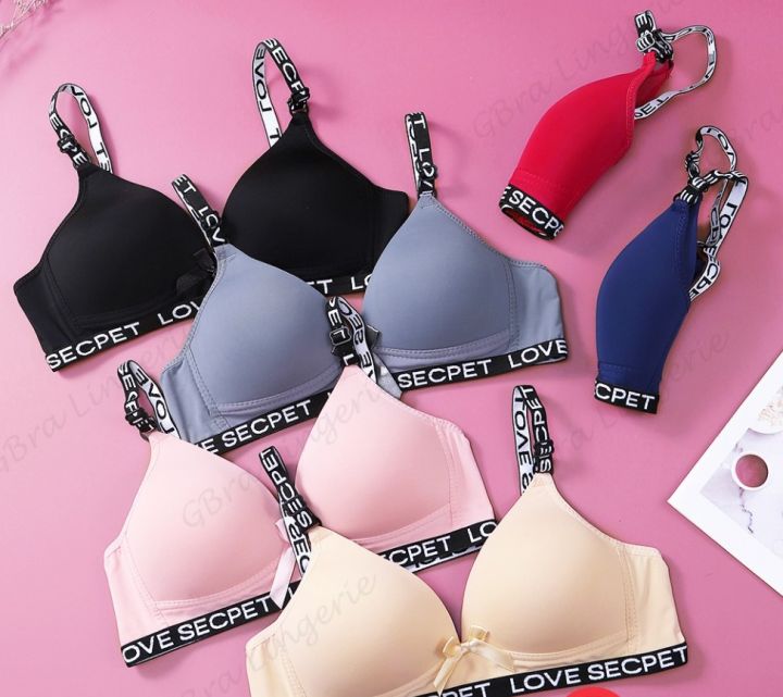 Women’s Push-Up Padded Bra, Soft & Comfort, Back Closure, Multicolor