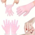 Silicone Socks 1 Pairs Women Men Dry Cracking Skin Anti Slip Silicone Moisturizing Socks for Aloe Socks Silicone Gel Heel Socks. 
