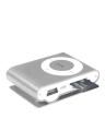 Nano Mp3 Player with 2 GB San Disk Memory Card - Silver. 