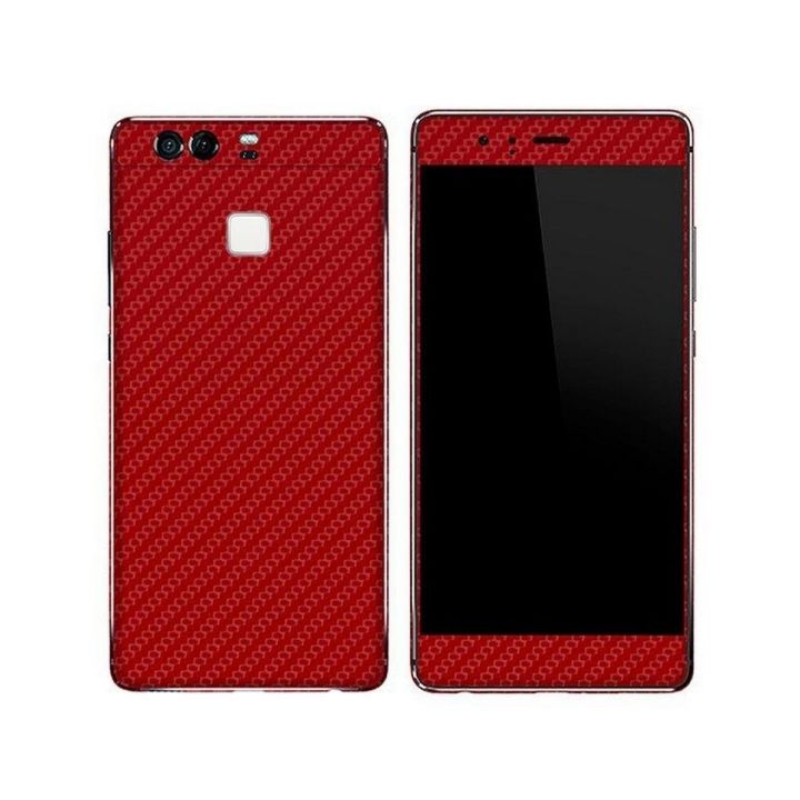 HUAWEI P9 Red Carbon Fiber Texture Mobile Skin | Daraz.pk