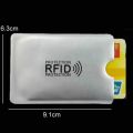 5pcs Anti Rfid Blocking Card Wallet Reader Lock Bank Card Holder Id Bank Card Case Protection Metal Credit NFC Holder. 