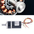 Gear Motor Aluum DC Brushless Speed Reduction Electric Gearbox Motor 24V 1411RPM. 