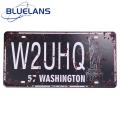 Metal Wall Painting Retro Car Number Metal License Plate Decor. 