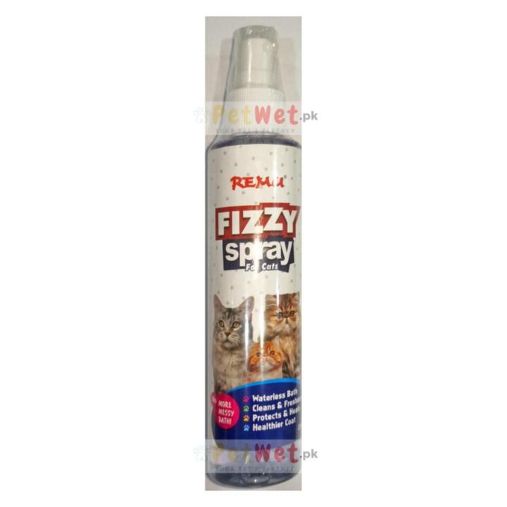 Fizzy Dry Shampoo for Cats - Fizzy Spray for Cats & Kittens - Dry Cat Shampoo 200 ml
