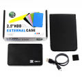 USB 2.0 SATA External 2.5 inch HDD SDD Hard Drive Enclosure Disk Case Box For PC LAPTOP. 