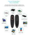 Voice Remote Control G10,Android TV Remote 6 Axis Gyroscope Air Fly Mouse with IR Learning Fly Air Remote Mouse. 
