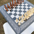 Royal Chess Set, Hand Carved Wooden Chess, Chess, Chess Set, Unique Wooden Chess.. 