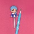 Elsa And Anna (set of 4) - Fancy Lead Bullet Push (sika) Pencil For Kids (Girls and Boys). 