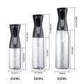 200/300/500ml High Pressure Spray Bottles Refillable Bottles Continuous Mist Watering Can Automatic Salon Barber Water Sprayer. 