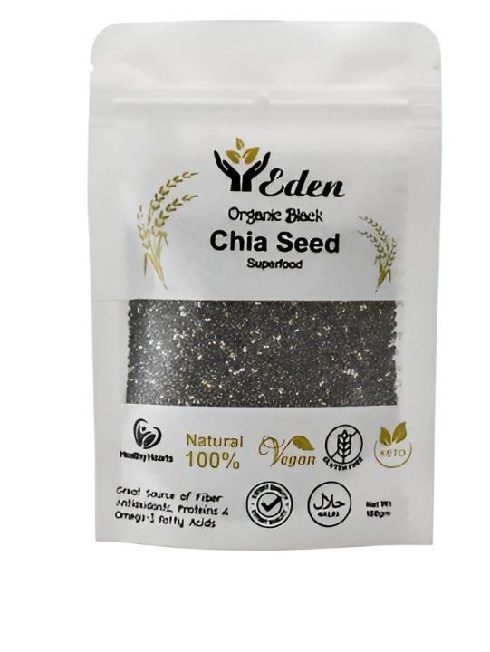 EDEN ORGANIC BLACK CHIA SEEDS  100gm