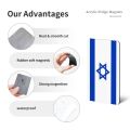 Easy life ISR IL Flag Fridge Magnets Home Decor Magnetic Fridge Magnets customizable Soft magnetic refrigerator sticker. 