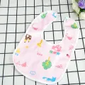 MiniMe Pack of 4 Baby Bibs Waterproof with Back Plastic Sheet Baby Velvet Soft Bibs Baby Fancy Bibs Cartoon Bib Newborns Bibs Burp Cloth Cotton Baby Scarf Bandana Bibs for Children Boys Girls Stuff. 