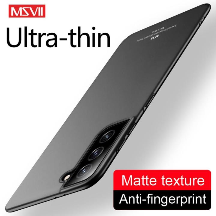 S22 Case Msvii Slim Matte Hard PC Cover Coque For Samsung Galaxy S22 S21 Ultra S20 FE S10 E S9 S8 Plus Note 20 9 10 Lite Cases