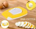 2 in 1 Stainless Steel Egg Slicer Kitchen Tool Egg Slicer Multi-Purpose Egg Wires Cutter. 