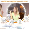 Vanity Light LED Bulbs for Makeup Mirror Stand | 10 Bulbs with 3 Light Modes. 