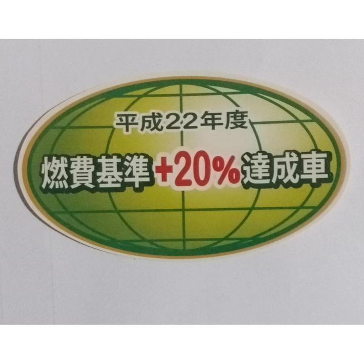 Japanese Car Back Screen Sticker Green – 1 Piece