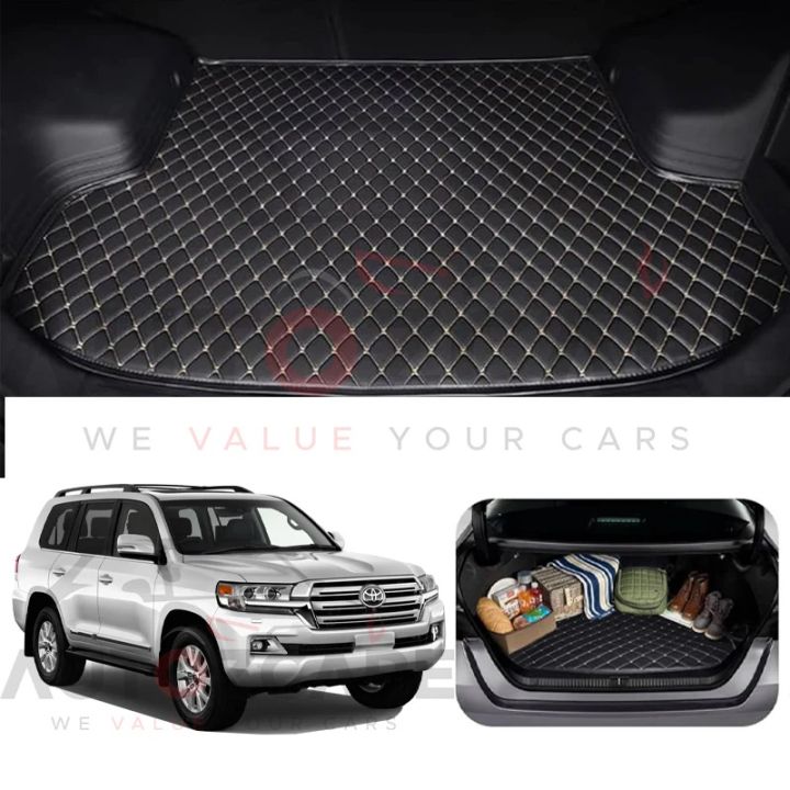 Toyota Land Cruiser LC200 7D Custom Car Trunk Mat - Model 2016-2021 ...