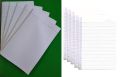 Pack of 40 Narrow Line Refill Pages For Practical Notebook A4 Size - White. 