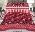 Doublebed Bed sheets Set King Size- 100% Salonika Cotton Bedsheets Double bed King- Printed Design Bedsheet Sets with Pillow Cover. 