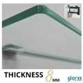 (PATEL ) (in Set) (2pcs) High Quality Thick Bathroom Wall Mounted Glass Shelf Shampoo Rack Bathroom Shelf Bathroom Rack Toilet Rack Glass Rack 1 Layer Toilet Rak Glass Rak Bathroom Rak Fast Delivery Ready Stock Readily Stock. 