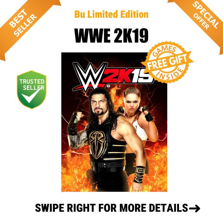 WWE 2K19  - GAME FOR PC (GOOGLE DRIVE/ MEDIAFIRE) - QR CODE