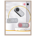 Wireless Bluetooth Speaker Clock Radio Support TF Card Digital Alarm for Home Office White. 